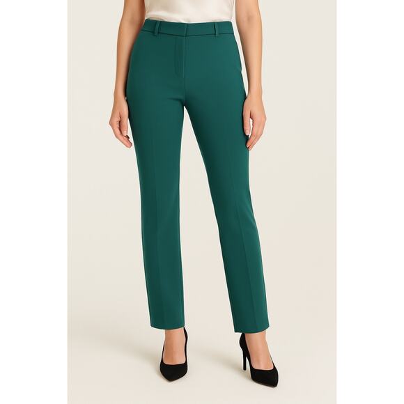 Cinq a Sept Green Kerry Pants Trousers size 4 New with Tags MSRP $345 - Picture 1 of 7